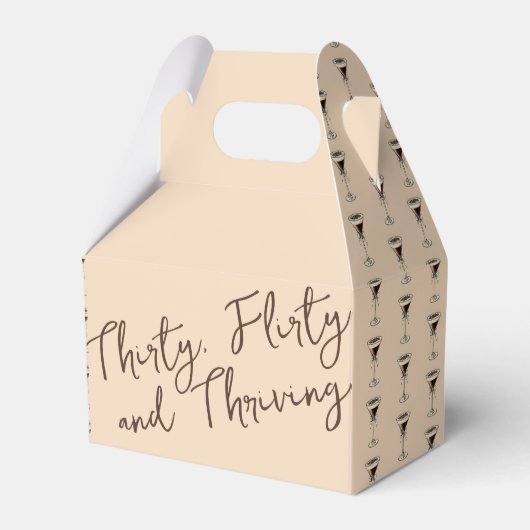 30歳気のあるそぶりをしたの誕生日と盛り上がるカクテル フェイバーボックス (正面サイド)