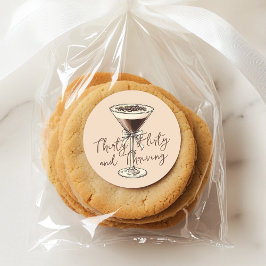 30歳気のあるそぶりをしたの誕生日と盛り上がるカクテル ラウンドシール