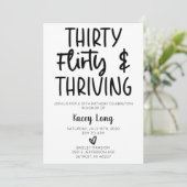 30歳気のあるそぶりをしたの誕生日パーティー 招待状 (スタンド正面)