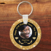 30歳素晴らしの誕生日パーティーパーソナライズされたの好意 キーホルダー (正面)