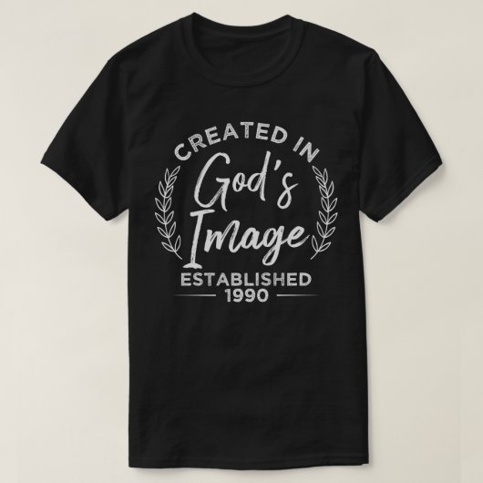 30歳誕生日ギフト男性へ女性30th 1990 tシャツ (デザイン正面)