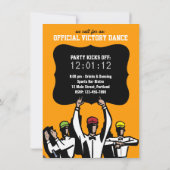 30歳誕生日サッカーパーティの招待状-正式 招待状 (裏面)