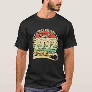 30歳誕生日デコレーション1992年限定 Tシャツ