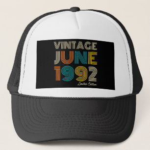 30歳誕生日ヴィンテージ1992年6月限定 キャップ