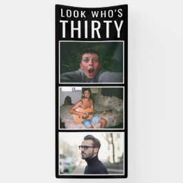 30歳誕生日写真バナー 横断幕