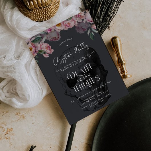 30歳誕生日招待状 招待状