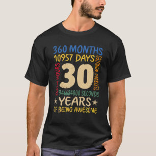 30歳30歳の誕生日の女性の男性パパマママグランド Tシャツ