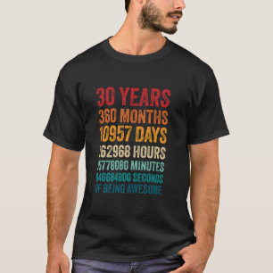 30歳360カ月素晴らしの誕生日 Tシャツ
