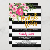 30歳＆フレティー 誕生日招待状 招待状 (正面/裏面)