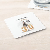 30歳、誕生日おめでとう ペーパーコースター (アングル)