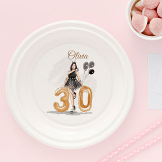 30歳、誕生日おめでとう ペーパープレート