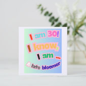 30歳、遅咲きだって、わかってる 招待状 (スタンド正面)