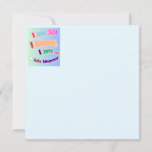 30歳、遅咲きだって、わかってる 招待状 (裏面)