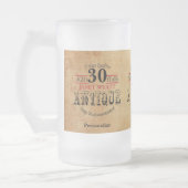 30歳 | 30th誕生日 フロストグラスビールジョッキ (左)