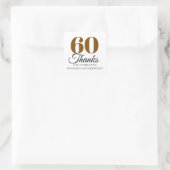 30歳 40歳 50歳 60歳 70歳 80歳の誕生日パーティー景品 スクエアシール (バッグ)
