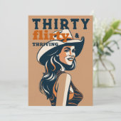 30気のあるそぶりをした歳の西レトロ 招待状 (スタンド正面)