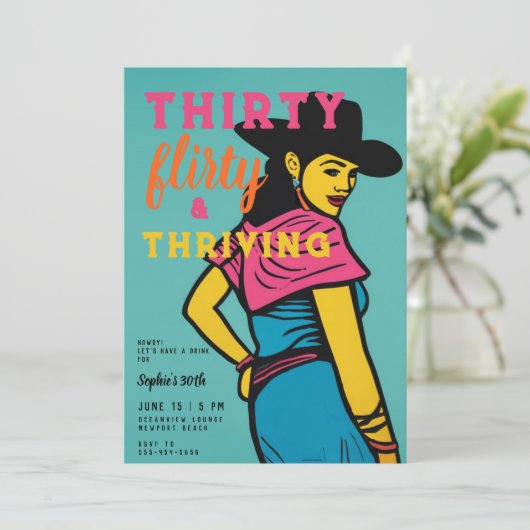 30気のあるそぶりをした歳の西漫画 招待状 (スタンド正面)