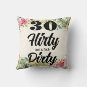 30気のあるそぶりをした装飾用クッション クッション (裏面)