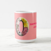 30番目のフローラマイルストーンのパーソナライズされたマグカップ コーヒーマグカップ (中央)