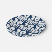 30番目の誕生日のビッグレタリング ペーパープレート (アングル)