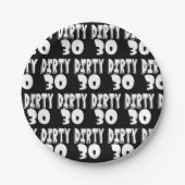30番目の誕生日ダーティ30th ペーパープレート (正面)
