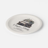 30番目の | ヴィンテージビクトリアンブック誕生日 ペーパープレート (アングル)