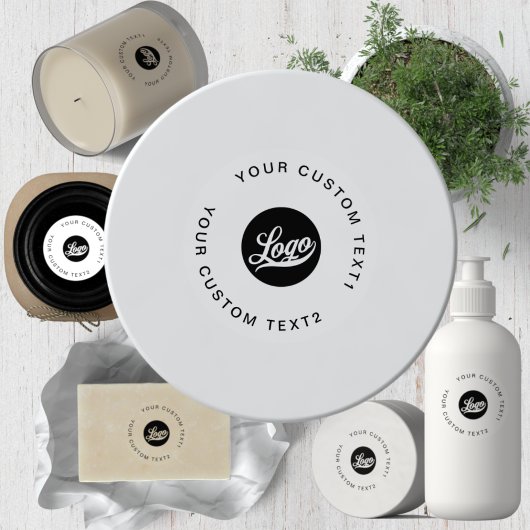 30白または1澄ん.1インチの防水コスメティックロゴ シール
