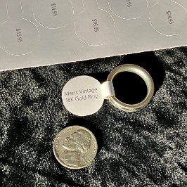 30白ジュエリー価格ラベルバーベルステッカーセット シール