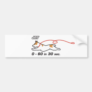 30秒のJRT 0-60 バンパーステッカー