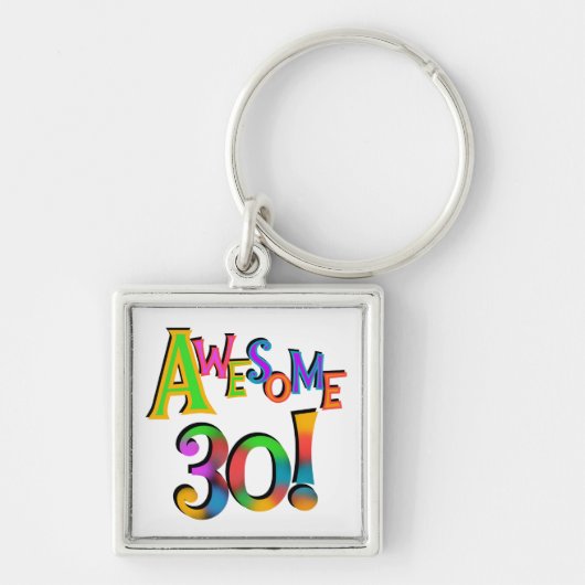 30素晴らし誕生日Tシャツとギフト キーホルダー (正面)