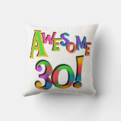 30素晴らし誕生日Tシャツとギフト クッション (裏面)