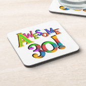 30素晴らし誕生日Tシャツとギフト コースター (左側)