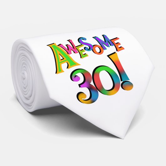 30素晴らし誕生日Tシャツとギフト ネクタイ (ロール)