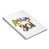 30素晴らし誕生日Tシャツとギフト ノートブック (右側)