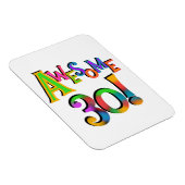 30素晴らし誕生日Tシャツとギフト マグネット (右側)