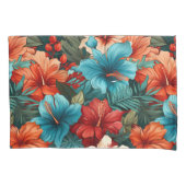 #30花柄 枕カバー (正面)