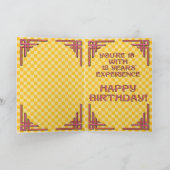 30誕生日ではないです カード (内部)