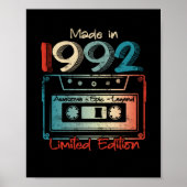 30誕生日ギフト1992年製カセット ポスター (正面)