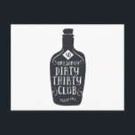 30誕生日30歳ダーティ30 ポストカード<br><div class="desc">30歳の誕生日30歳ダーティ30</div>