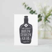 30誕生日30歳ダーティ30 ポストカード (スタンド正面)