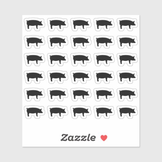 30豚肉の選択 シール (シート)