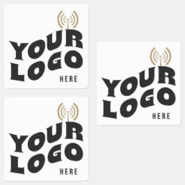 30防水スクエアビジネスロゴウォーターボトル ラベル