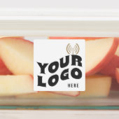 30防水スクエアビジネスロゴウォーターボトル ラベル (貼付)