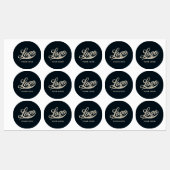 30防水ステッカー事業ロゴ水ボトル ラベル (シート)