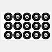 30防水ビジネスロゴウォーターボトルシール ラベル (シート)