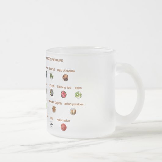 30高血圧自然救済法を下げる食品 フロストグラスマグカップ (右)