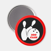 300カッコいいボーリング マグネット (正面/裏面)