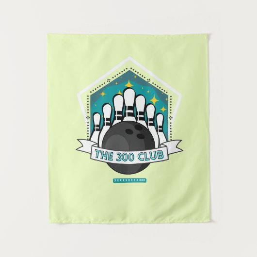 300クラブボーリング タペストリー (正面)