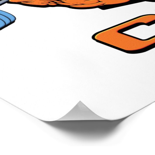 300クラブ重量挙げポスター ポスター (角)