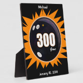 300ゲームオレンジとブラック フォトプラーク (側面)